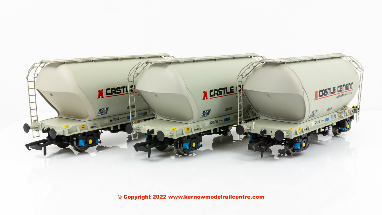 ACC2038CS-S Accurascale PCA - Cement Wagon Triple Pack - VTG Castle Cement